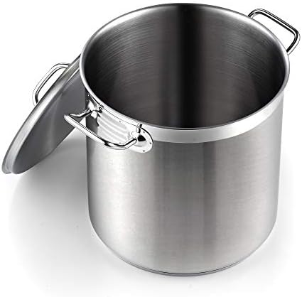 Cooks Standard Professional 11 Quart Stainless Steel Stock Pot with Lid