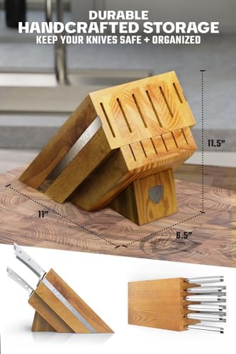 Dalstrong 12-Pc Knife Block Set - White Handles