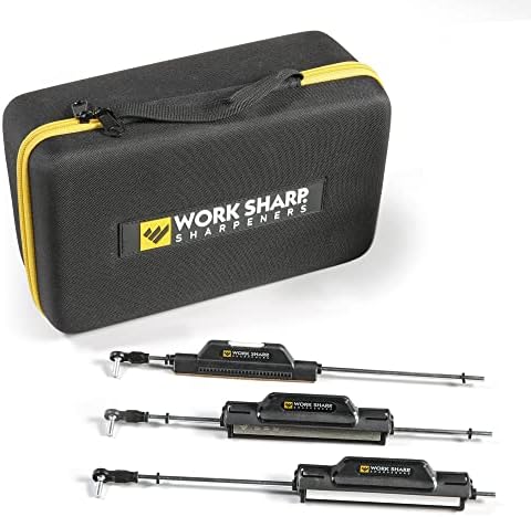 Work Sharp Upgrade Kit for WSBCHPAJ Knife Sharpener, Set of 7 Abrasives and Carrying Case