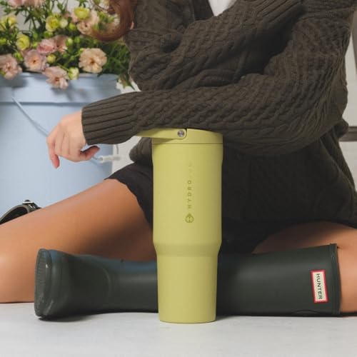 HydroJug Sport 40 oz Insulated Stainless Steel Water Bottle, Olive