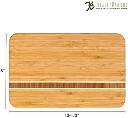 Totally Bamboo Aruba Bamboo Serving and Cutting Board, 12-1/2" x 8"