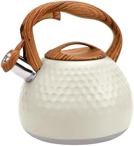 GGC Whistling Tea Kettle for Stove Top, 3.2QT/3L Stainless Steel Tea Kettle