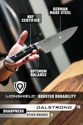 Dalstrong 12-Pc Elite Knife Block Set - German High-Carbon Steel
