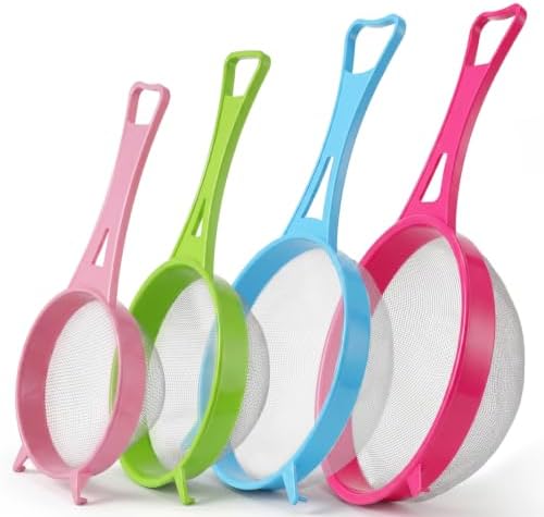 4 Pcs Plastic Strainer Plastic Colander Strainer for Kefir Grains