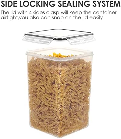 Vtopmart Extra Large Airtight Food Storage Containers, 6.5L, 4 Pcs