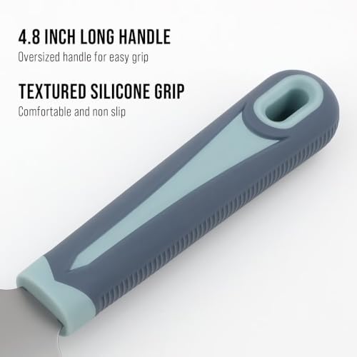 Julienne Peeler Vegetable Peeler with 4.8'' Long Silicone Handle