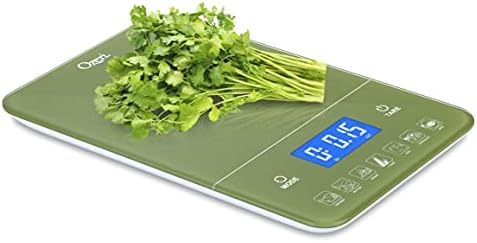 Ozeri Touch III 22 lbs (10 kg) Digital Kitchen Scale, in Tempered Glass