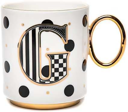 MACKENZIE-CHILDS My Mug, Decorative Ceramic Coffee Mug with Handle, G