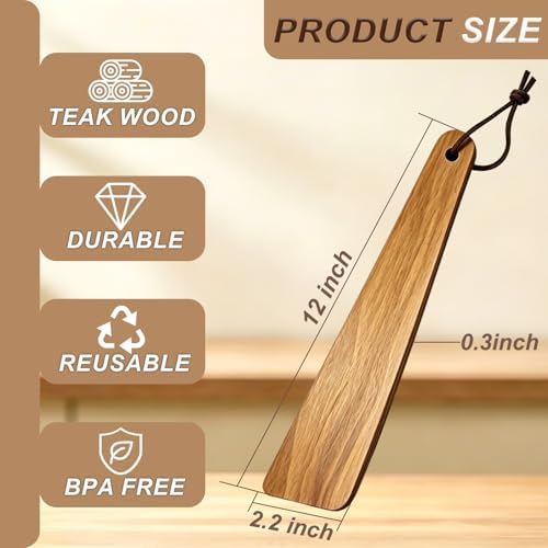 13-Inch Danish Dough Whisk:Wooden Utensil for Sourdough Bread Baking and Other Culinary Applications (3)