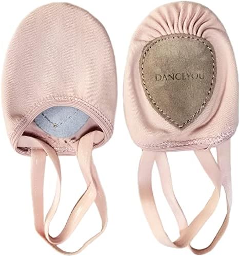 DANCEYOU Lyrical Shoes Stretch Canvas Half Sole Pirouette Turners