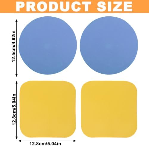 LUTER 4pcs Jar Opener Gripper Pad for Seniors with Weak Hands, Rubber