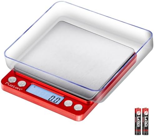 Fuzion Small Gram Scale 3000g, Digital Kitchen Food Scale, Gram and Ounce