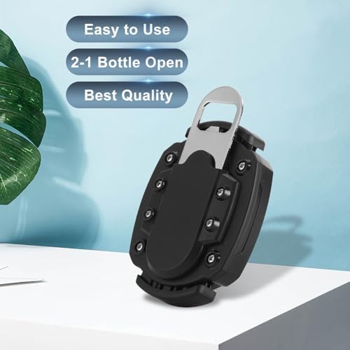 Can Top Cutter Remover with Plastic Safety Sleeve & Bottle Opener for Beer and Soda Cans, Cocktails, DIY Crafts and Planters