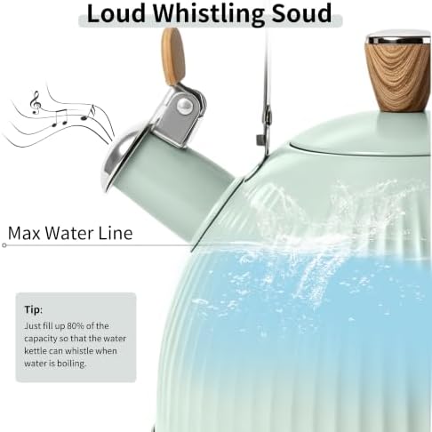 LONFFERY Tea Kettle for Stove Top