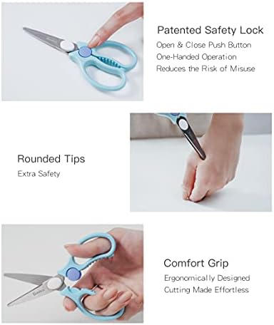Simba Premium Portable Safety Food Scissors (Pink)