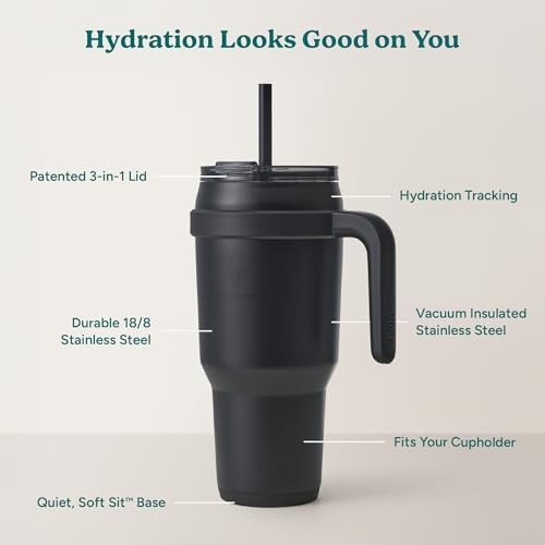 REDUCE 40 oz Stainless Steel Tumbler with Handle - Insulated Travel Mug