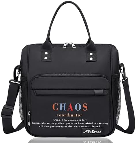 TuErCao Chaos Coordinator Lunch Bag Cool Gifts for Coworkers Employee Appreciation Gifts Office Gifts Administrative Professional Day Gifts Useful Assistant Principal Boss Gifts for Women for Work