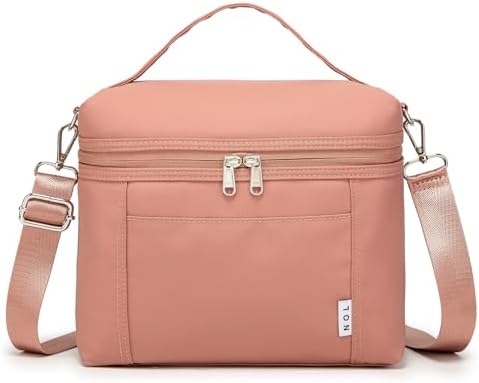 NOL Insulated Lunch Bags for Women Cooler Bag Lightweight Nylon Waterproof Lunch Box for Work