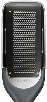 Zyliss Fine Grater and Zester - Handheld Grater with Stainless Steel Blade & Wheat Straw Handle - Ideal for Hard Cheese, Chocolate, Fruit, Vegetables, & More - Protective Cover Doubles as Scraper