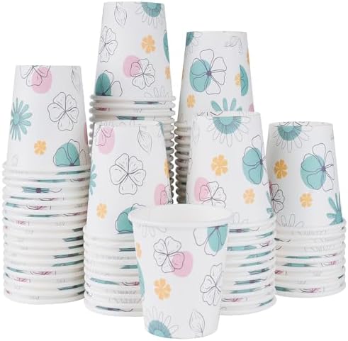 Lamosi 300 Pack 5 oz Paper Cups, Disposable Small Bathroom Water Cups