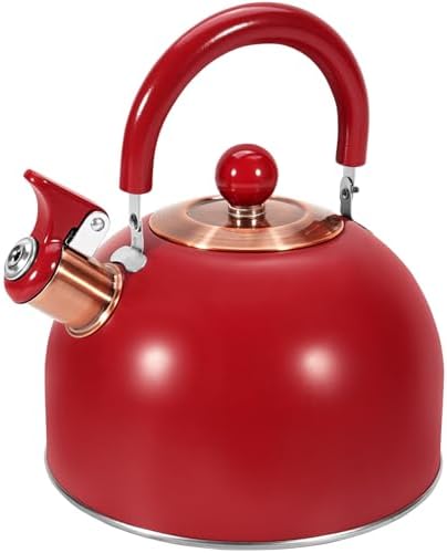 GGC Whistling Tea Kettle for Stove Top, 85OZ/2.6QT Stainless Steel Tea Pot
