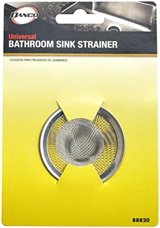 Danco 88820 2 in. Mesh Bathroom Lavatory Sink Strainer, Stainless Steel (Pack of 2)