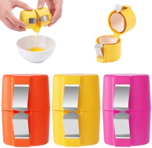 2027 New Egg Shell Opener, Egg Separator Egg Cracker Tool for Raw Eggs