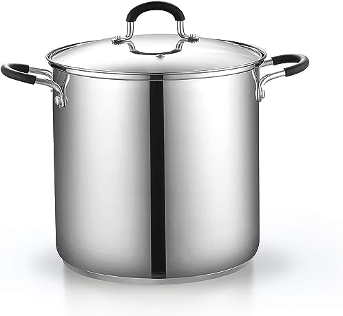 Cook N Home 12 Quart Stainless Steel Pasta Pot with Strainer Insert 3-in-1