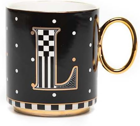MACKENZIE-CHILDS My Mug, Decorative Ceramic Coffee Mug with Handle, L