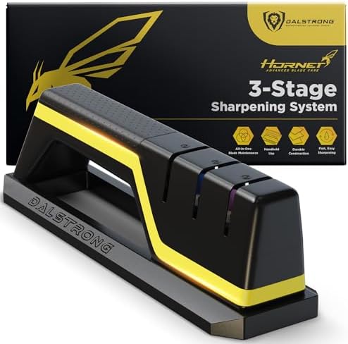 Dalstrong Hornet Knife Sharpener - 3-Stage Ceramic Wheels