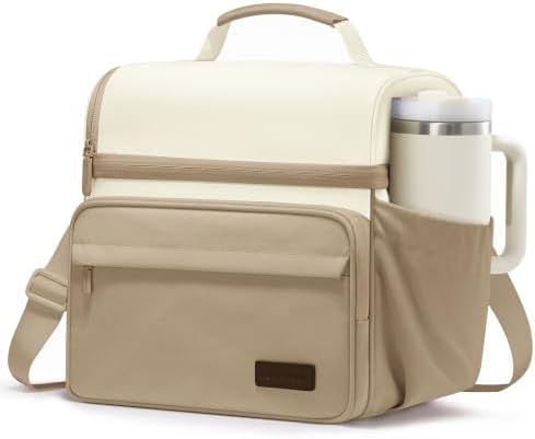 LOVEVOOK Lunch Bag for Men Women, Insulated Lunch Box, Large Cooler Lunbox