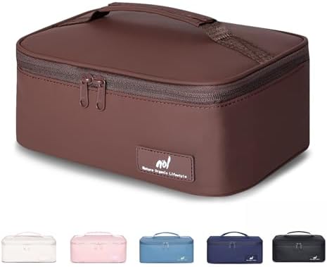 NOL Insulated Lunch Bag for Adults – Compact Cooler Lunch Box with Food-Grade Lining, Waterproof Lunch Bag for Work, Travel | Portable Thermal Meal Tote with Handle, Coffee