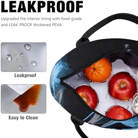 Aosbos Lunch Tote Bag,Insulated Lunch Bag For Women,Work,Office