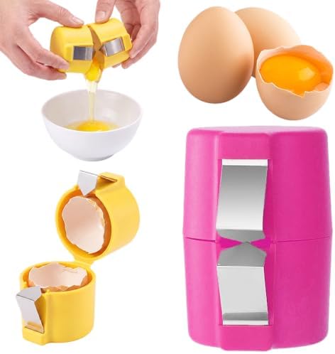 2027 New Egg Shell Opener, Egg Separator Egg Cracker Tool for Raw Eggs