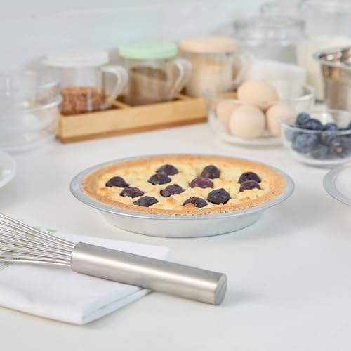 Restaurantware Aluminum Gauge Pie Pan, 72 Pack