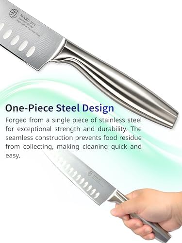 15-Piece Kitchen Knife Block Set, High-Carbon Stainless Steel Knives, Self-Sharpening Wooden Block, Premium Cutlery Set with Ergonomic Handle (Black, 15-pcs)