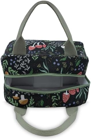 Steel Mill & Co. Insulated Lunch Tote Bag for Women, Mushroom