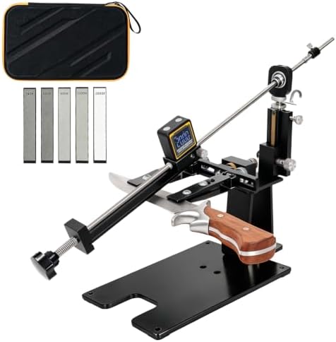 AB262 Fixed Angle Knife Sharpener, Adjustable 10°-30° Angle,2 Year Warranty