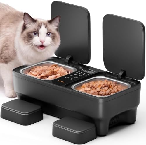 Meowant Automatic Wet Food Cat Feeder, Semiconductor Cooling & Pre-Heating