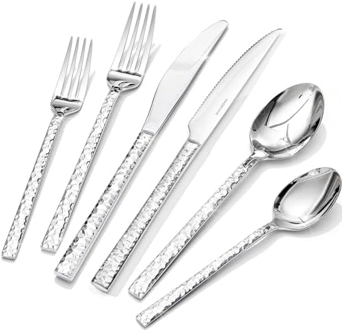 36 Piece Silverware Set with Steak Knives for 6,18/10 Stainless Steel