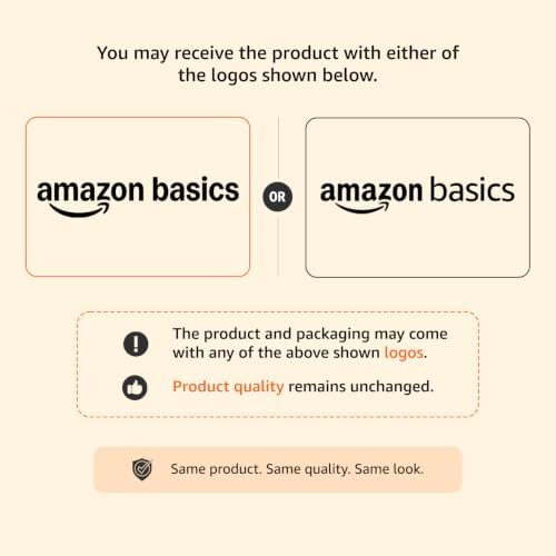 Amazon Basics 6-Piece White Dinner Plate Set, Microwave and Dishwasher Safe for Everyday Use, 10.5 inches