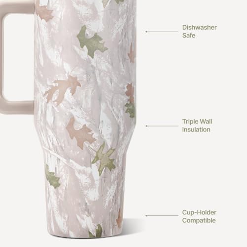 HydroJug Traveler 40oz, Insulated Tumbler with Handle & Straw, Camo