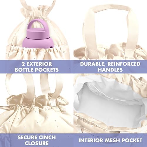 Fit & Fresh Cromwell Cinch Insulated Lunch Bag for Women w/Containers