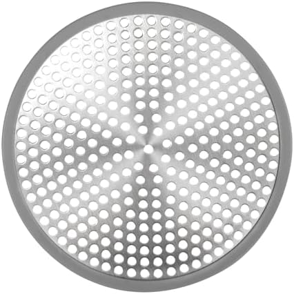 Heavy Duty Stainless Steel Drain Protector, Outside Diameter 4.75" Mesh Metal Sink Floor Drain Cover Plate, for Kitchen Sink/Bathroom Bathtub Wash Basin Floor Drain Balcony Drain Hole, Utility