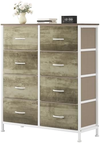 OLIXIS 8 Drawer Storage Dresser for Bedroom, Closet Organizers Units