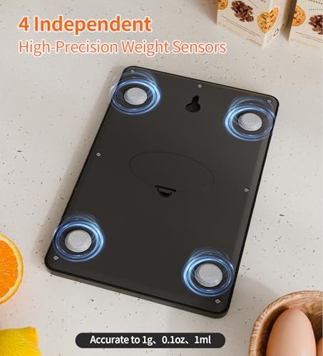 Food Scale -33lb Digital Kitchen Scale for Food Ounces Grams Rechargeable