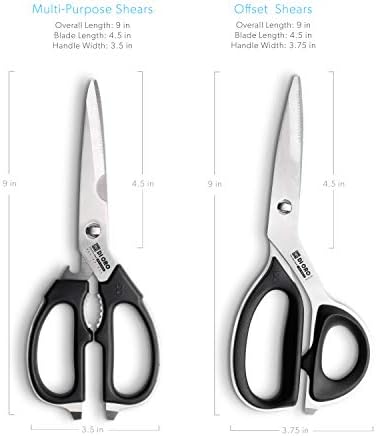 DI ORO Kitchen Shears - Heavy-Duty Stainless Steel Scissors