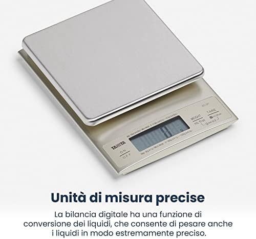 TANITA 3 Kg KD-321 Digital Kitchen Scale, Silver