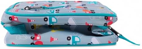 PackIt Freezable Classic Lunch Box, Construction Trucks