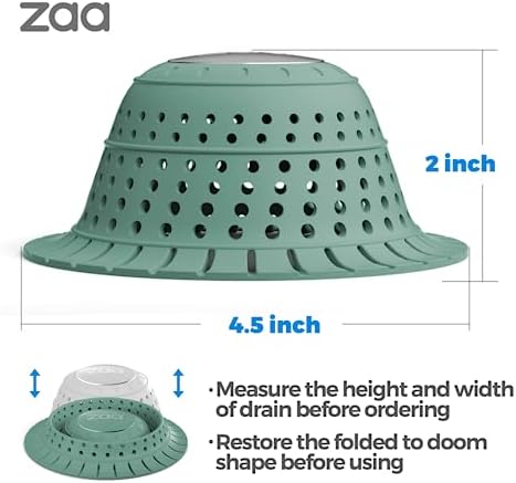 zaa Bathtub Drain Strainer Silicone Bathroom Stopper Fixture Accessories